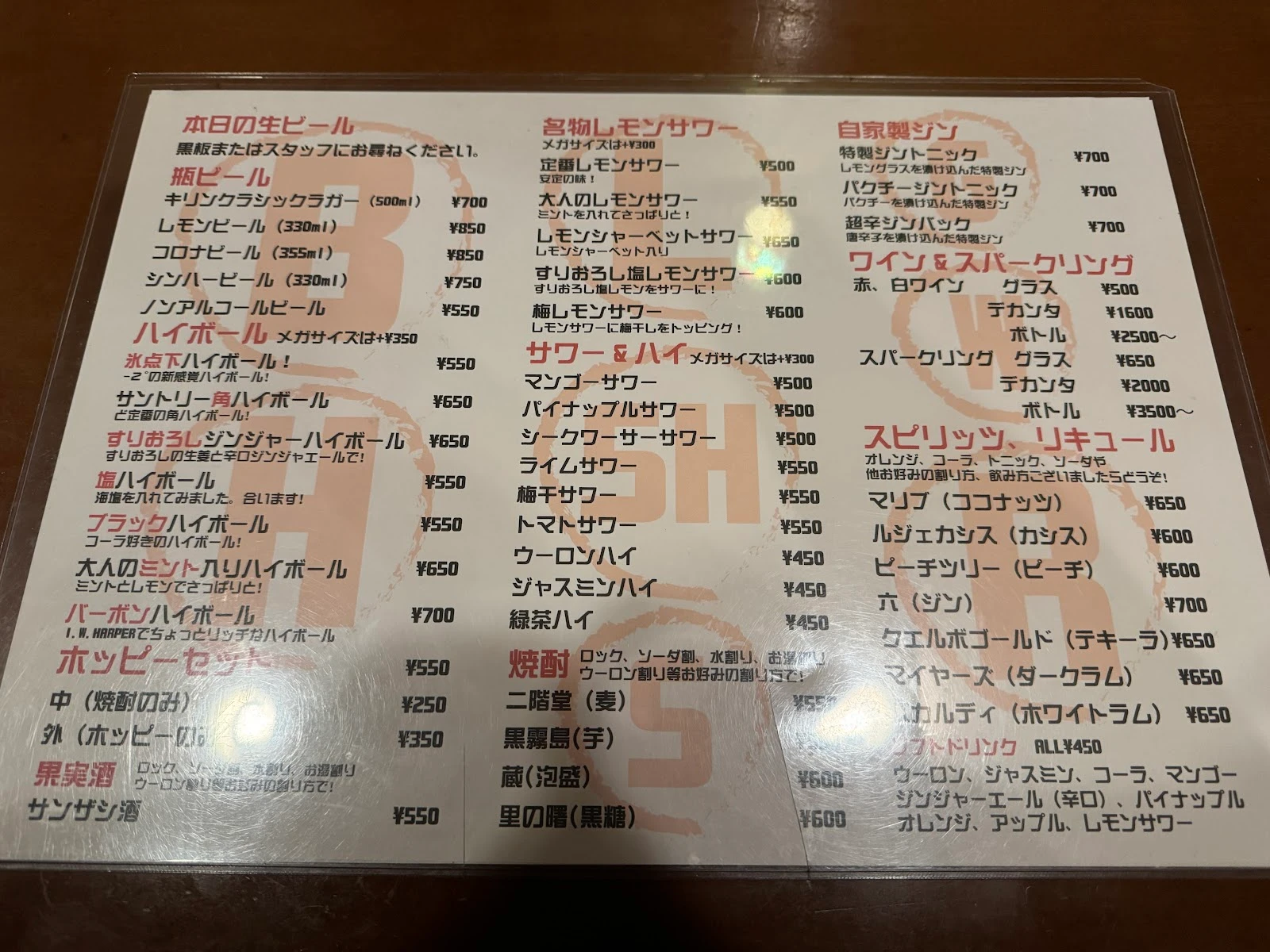 DINING BAR KUU 菜单照片 3